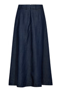 Anya Denim Plisseerock 34181 | Dunkler Denim | Rock von Co'couture