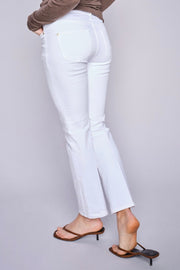 Ashley Bianco Jeans  Ankle | White | Jeans fra Mos Mosh