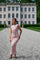 Tiranna Big Flower Mesh Dress | Light Pink | Kjole fra Neo Noir