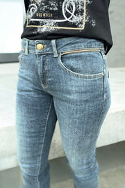 Sumner Ida Chain Jeans | Blue | Jeans fra Mos Mosh