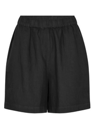 Emmi Linen Shorts | Black | Shorts fra Mos Mosh