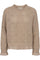 Cotla Pullover 204662 | Simply Taupe Mel. | Strik fra Freequent