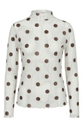 Soft Polka Mesh | Ecru | Mesh fra Avery