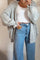 Ruffle Knit | Light Grey | Default fra Avery