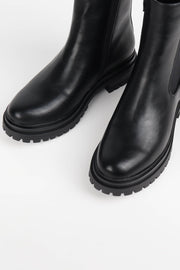 Chelsea Boots aus Kunstleder DQY9617 | Schwarz | Stiefel von Lisen
