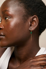 Earrings, Eleanor | 42 Petrol Green | Øreringe fra Enamel