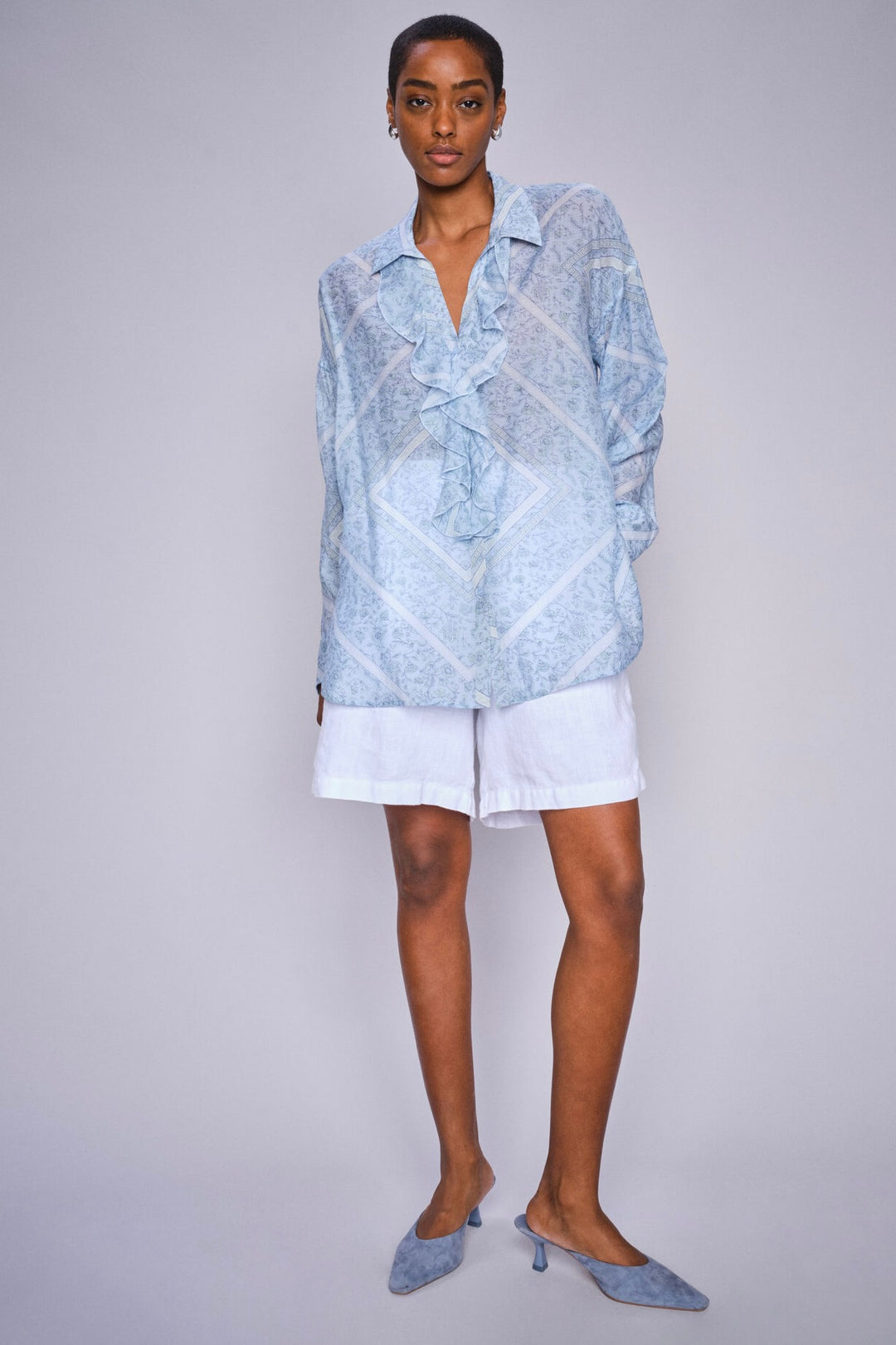 Mos Mosh Skjorte | Skyway | MMJelena Boarda Shirt – Lisen.dk