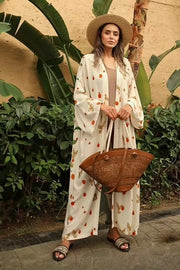 Tiki Bloom | Green | Kimono fra Statebird