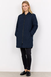 Lola Quilt Jacket | Blå | Jakke fra French Laundry