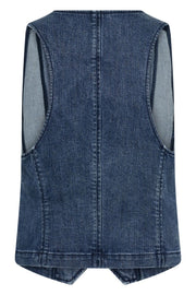 Jean Waistcoat 204975 | Denim Blue | Jakke fra Copenhagen Muse