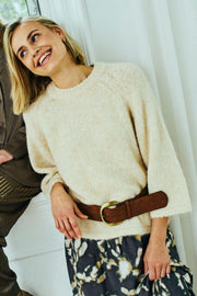 Grslulu Pullover 205507 | Moonbeam Melange | Strik fra Freequent
