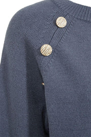 Alpi Pullover 206650 | Vintage Indigo | Strik fra Freequent