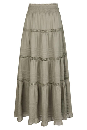 Felicia S Voile Rock 161872 | Rauchgrün | Rock von Neo Noir
