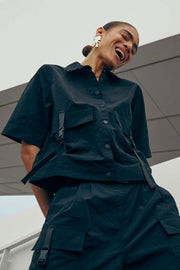 Sarah Shirt | Black | Skjorte fra Copenhagen Muse