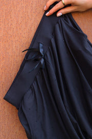 Alma Wide Pants | Black Black Simili | Bukser fra Liberté