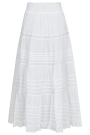 Felicia S Voile Skirt 161872 | White | Nederdel fra Neo Noir