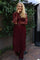 Lacy Ls Long Dress | Bordeaux Lace | Kjole fra Liberté