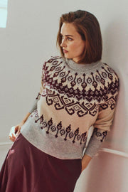 Merla Pullover 206760 | Moonbeam Mel W Med Grey Mel | Strik fra Freequent