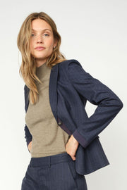 Blake Carie Blazer | Maritime Blue | Blazer fra Mos Mosh