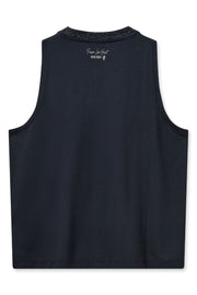 Fari Jersey Top | Salute Navy | T-shirt fra Mos Mosh