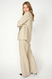 Leya Merlin Pant Long | True Camel | Bukser fra Mos Mosh