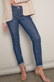 Naomi Cedros Jeans Regular | Blue | Jeans fra Mos Mosh