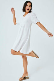 Lava Dress 204175 | Brilliant White | Kjole fra Freequent