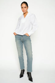 Avent Yen Blouse | White | Bluse fra Mos Mosh