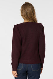 Nuna Knit Cardigan | Wine | Cardigan fra Neo Noir