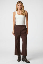 Yana Poplin Pants | Dark Brown | Bukser fra Neo Noir