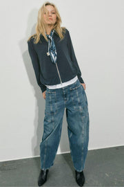Rosy Galleon Jeans Ankle | Vintage Blue | Jeans fra Mos Mosh