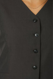 Toots Structure Blouse | Dark Grey | Bluse fra Neo Noir