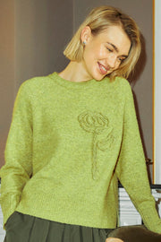 Vidoo Pullover 204677 | Willow Melange | Strik fra Freequent