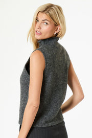 Odelia Knit Top | Antracit | Top fra Neo Noir