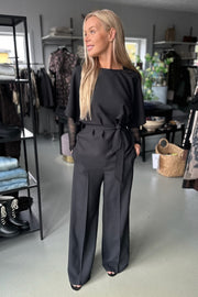 Leya Miley Pant Long | Black | Bukser fra Mos Mosh