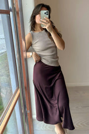 Bovary Skirt | Burgundy | Nederdel fra Neo Noir