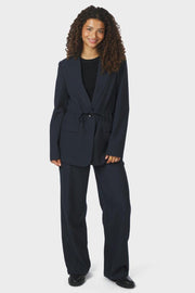 Jemmie Melange Blazer | Navy | Blazer fra Neo Noir