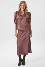 Bovary Skirt | Dark Rose | Nederdel fra Neo Noir