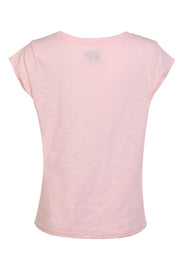 Ulla Tshirt | Light Rose | T-shirt fra Liberté