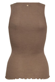 Elaine Seamless Tank Top  | Pine Bark  | T-shirt fra Mos Mosh