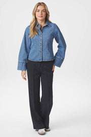 Rosa D Shirt | Vintage Blue | Bluse fra Neo Noir