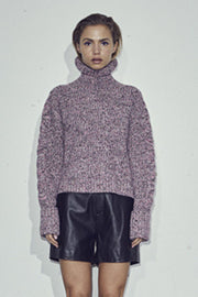 Phoebe Midi Leather Shorts | Black | Bukser fra Co'couture