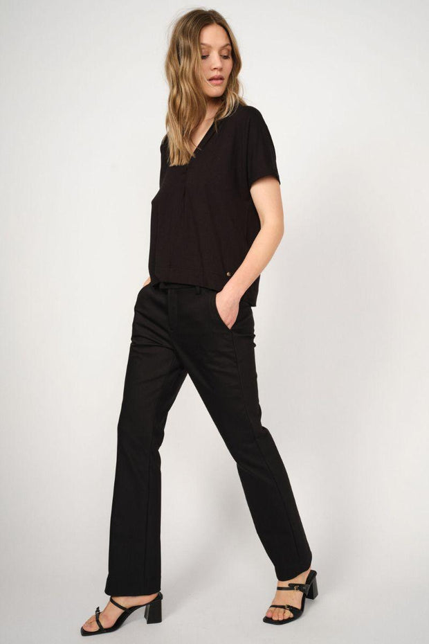Ellen Night Pant | Black | Bukser fra Mos Mosh