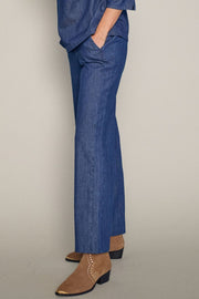 Bai Denim Pant Regular | Dark Blue | Bukser fra Mos Mosh