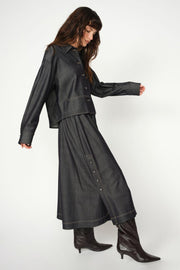 Anela Cilla Shirt | Black | Skjorte fra Mos Mosh
