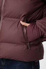 Fox C Puffer Jacket | Bordeaux | Jakke fra Neo Noir