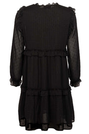 Nartina Ls Dress | Black | Kjole fra Liberté