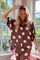 Mabel Shirt Blouse | Mocca Dot | Bluse fra Black Colour