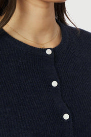 Everest Knit Vest | Navy | Strik fra Neo Noir