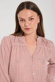 Helly Blouse 206314 | Moonbeam W. Baked Apple | Bluse fra Freequent